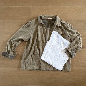 Maurice’s light jacket and shirt combo NWT